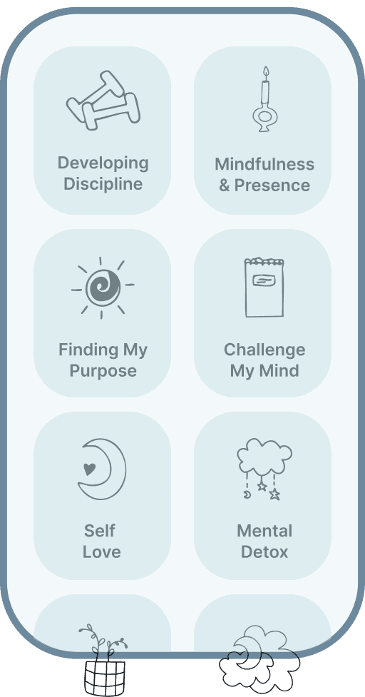 Self care direction illustration